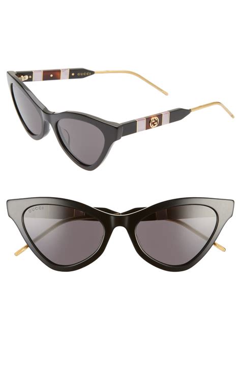 gucci eyeglasses cat eye|gucci 55mm cat eye sunglasses.